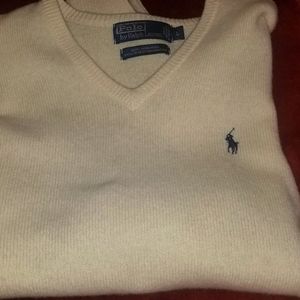 Men's Polo Sweater 100% Lamb's Wool